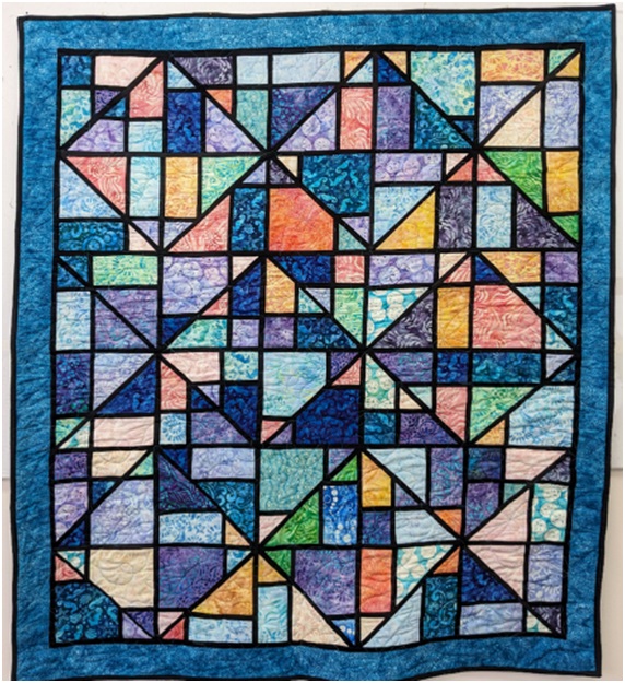 Stained-Glass Window Quilt Pattern